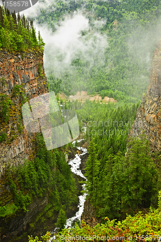 Image of Canyon of Spahats Creek in Wells Gray Provincial Park, Canada