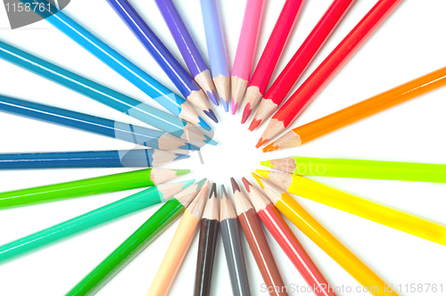 Image of Multicolored pencils