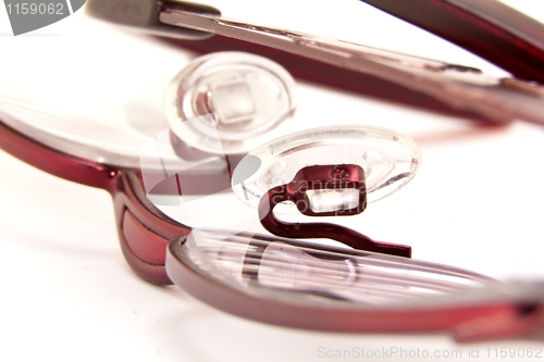 Image of A  pair of  folded eye glasses