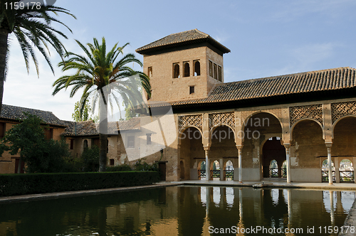 Image of Moorish architecture in the Alhambra