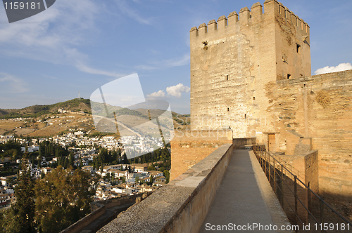Image of Alcazaba walls and towers