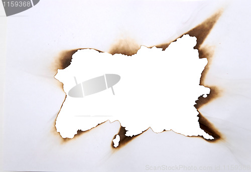 Image of burnt hole