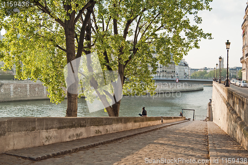 Image of Seine Quay. Paris