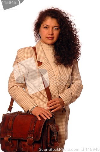 Image of busy woman