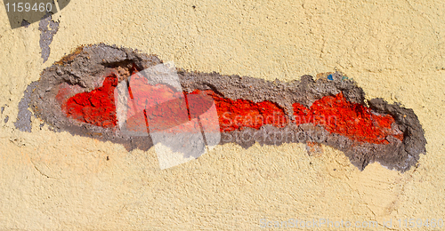 Image of Wound on a wall