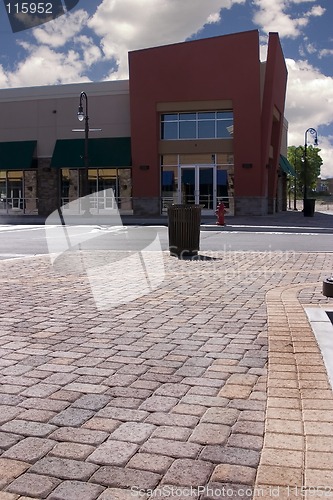 Image of Strip Mall - Corner Store Restaurant