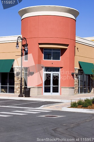 Image of Strip Mall - Corner Store Restaurant