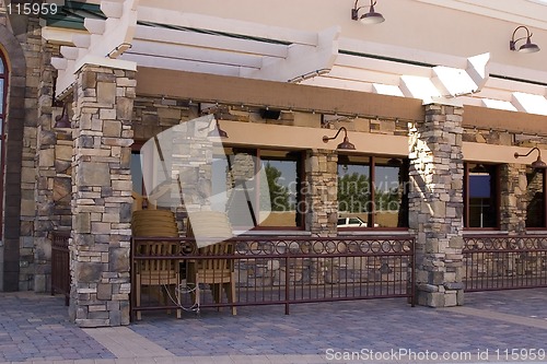 Image of Closed Restaurant Patio