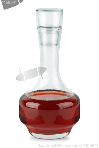 Image of Small decanter with red wine vinegar