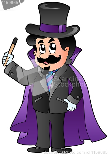 Image of Cartoon magician