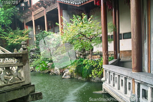 Image of Chinese traditional style garden