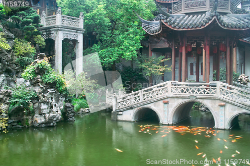 Image of Chinese traditional style garden