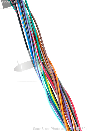 Image of Different colored wires 