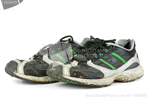 Image of Pair of worn sneakers
