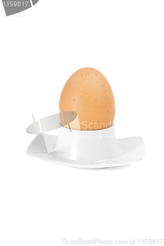 Image of Egg in plastic eggcup