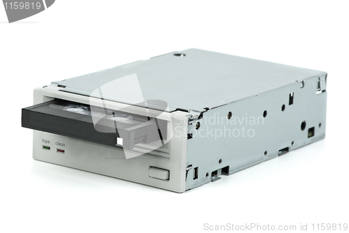 Image of Internal tape drive unit with cassette inserted