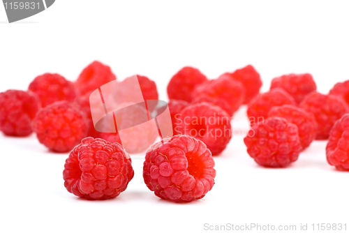 Image of Some raspberries 