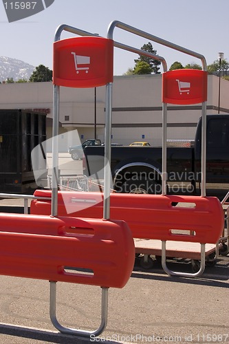 Image of Shopping Cart Return Signs