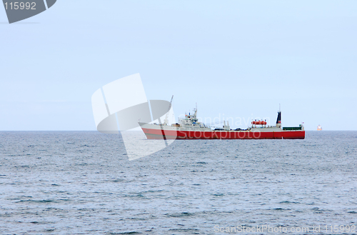 Image of red boat