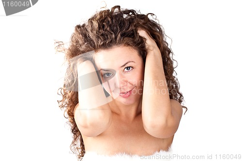 Image of lady with a beautiful hair 