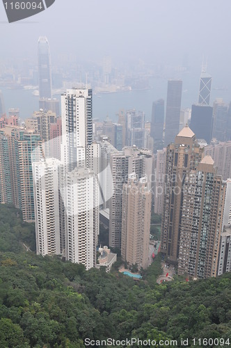 Image of Aerial View of Hong Kong