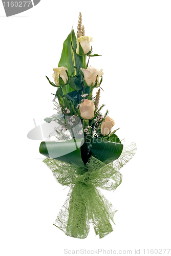 Image of Pale yellow rose bouquet