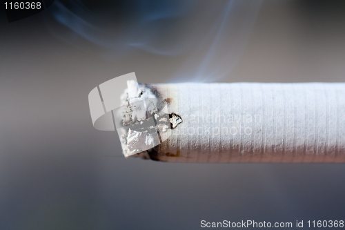 Image of lit cigarette