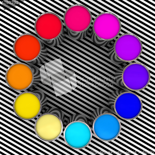 Image of color paint