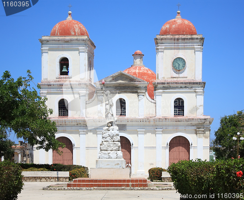 Image of San Fulgencio's Church at Gibara, Cuba.