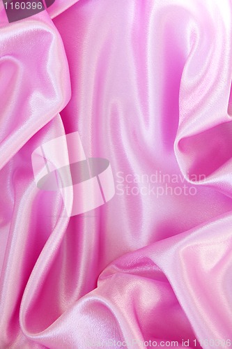 Image of Smooth elegant pink silk as background 