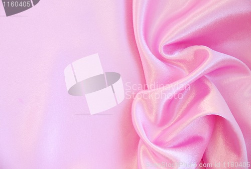 Image of Smooth elegant pink silk as background 