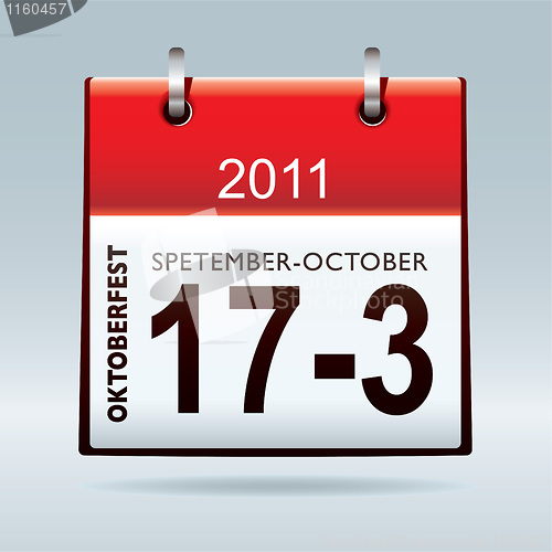 Image of Oktoberfest calendar icon