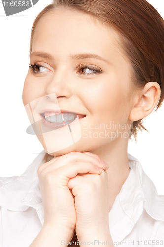 Image of calm and friendly woman