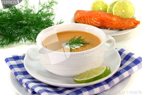 Image of Salmon cream soup
