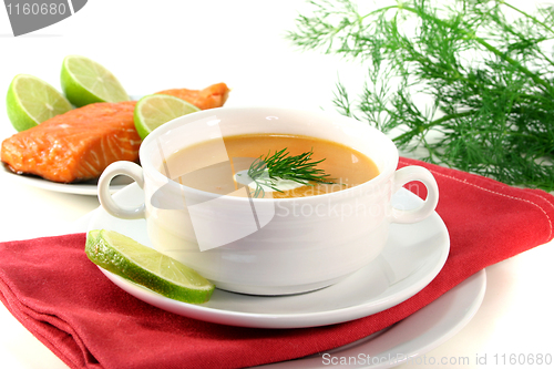 Image of Salmon cream soup