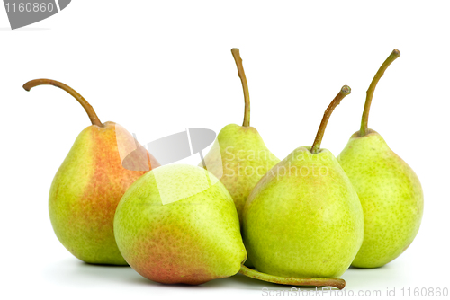 Image of Five green pears