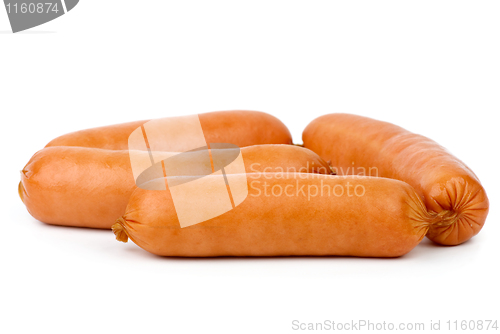Image of Four smoked sausages