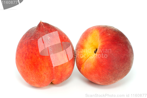 Image of Pair of red peaches