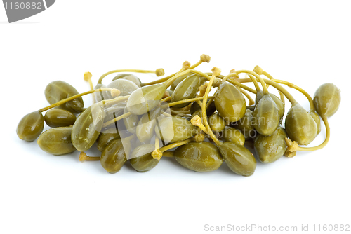 Image of Small pile of marinated capers fruits