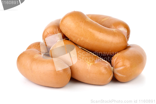 Image of Pile of sausages 