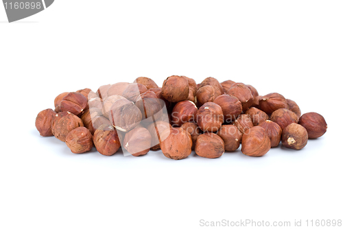 Image of Small pile of hazelnuts