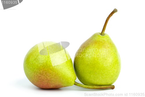 Image of Two green pears