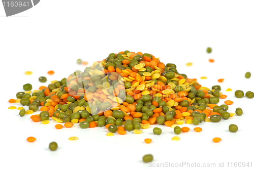 Image of Pile of mixed beans