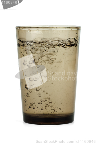 Image of Dark drinking glass with water