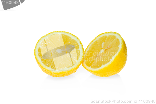 Image of Two lemon halves