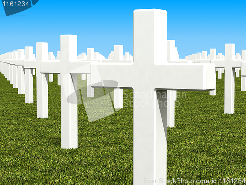 Image of cemetery 3d