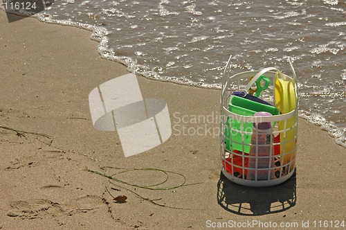 Image of Beach Toys Deserted