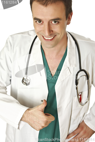 Image of positive doctor