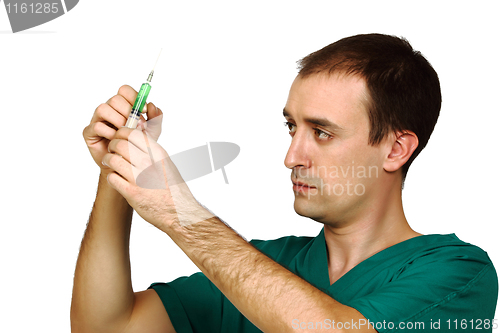 Image of doctor on duty