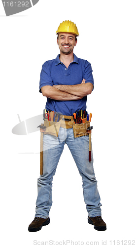 Image of confident manual worker 